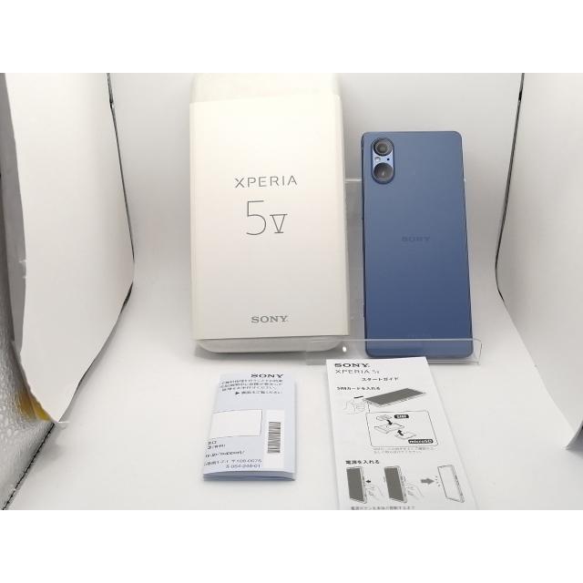 中古】SONY 国内版 【SIMフリー】 Xperia 5 V 8GB 256GB ブルー XQ