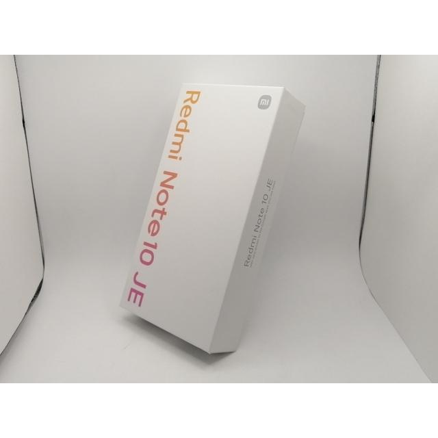 未使用】Xiaomi au 【SIMフリー】 Redmi Note 10 JE クロームシルバー