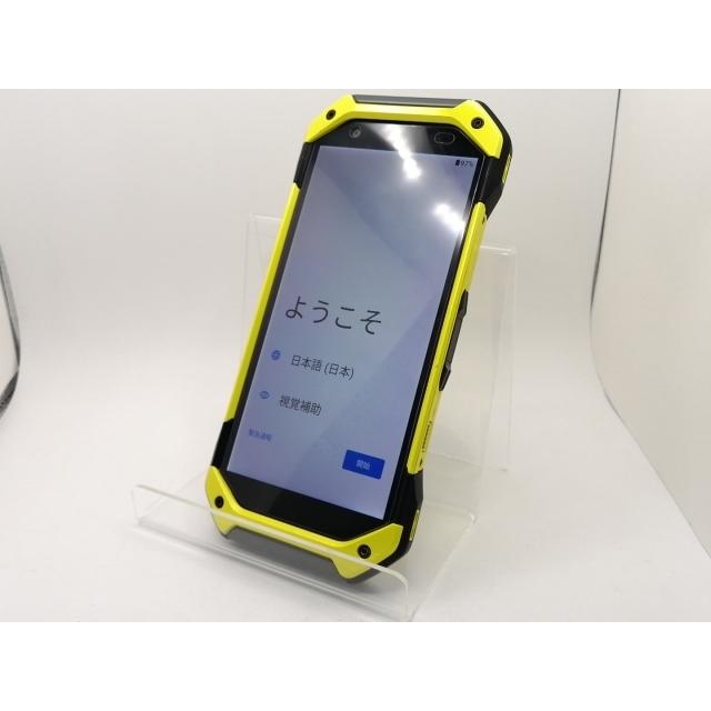 中古】KYOCERA au 【SIMロック解除済み】 TORQUE 5G イエロー 6GB
