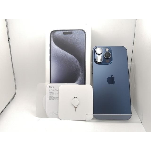 中古】Apple 国内版 【SIMフリー】 iPhone 15 Pro Max 256GB ブルー 