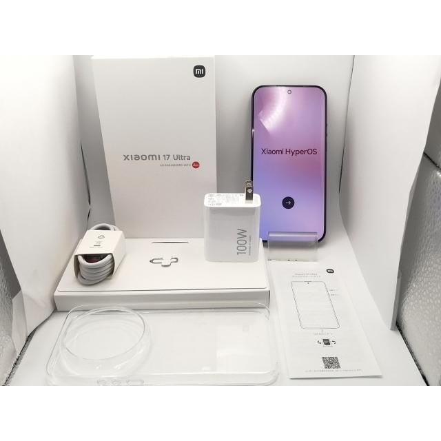 中古】Xiaomi 国内版 【SIMフリー】 Xiaomi 17 Ultra ブラック 16GB