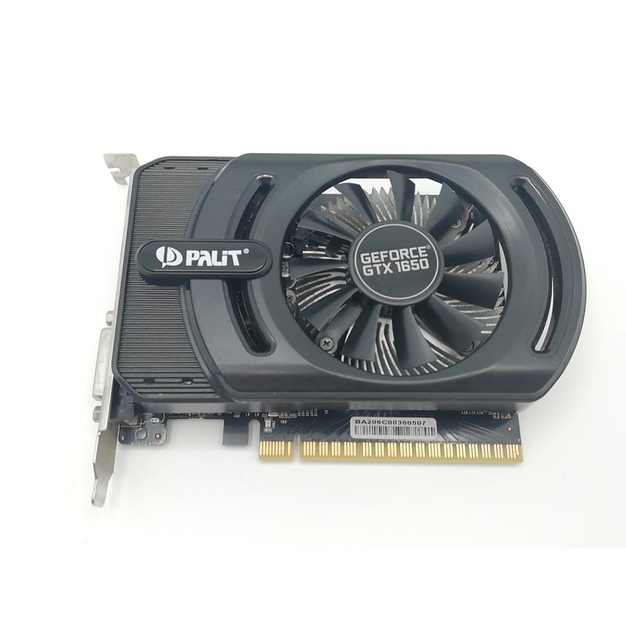 PCパーツ GeForce GTX 1650 StormX (Palit) USED 中古】Palit GeForce GTX 1650 StormX(NE51650006G1-1170F) GTX1650