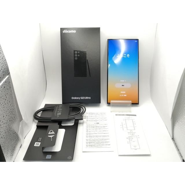 中古】SAMSUNG docomo 【SIMフリー】 Galaxy S23 Ultra ファントム