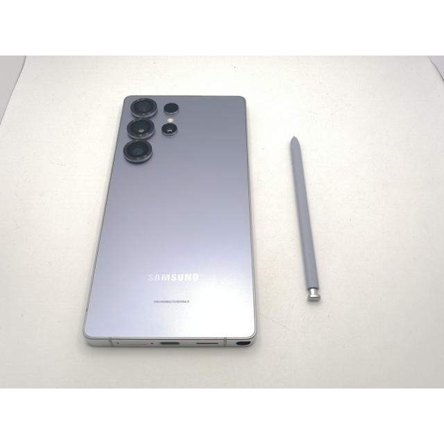 中古】SAMSUNG au 【SIMフリー】 Galaxy S25 Ultra チタニウムシルバー