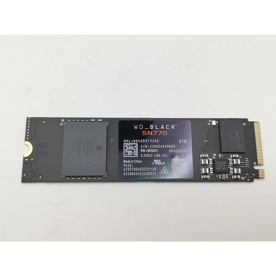 値下【新品・未開封】WDS200T3X0E WD_BLACK SN770 2TB 中古】W.D. WD_Black SN770 NVMe WDS200T3X0E 2TB/M.2 2280(PCIe4.0
