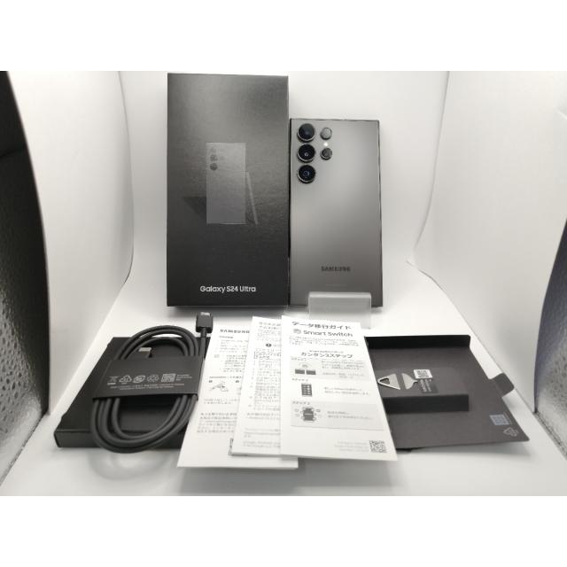 中古】SAMSUNG 国内版 【SIMフリー】 Galaxy S24 Ultra チタニウム