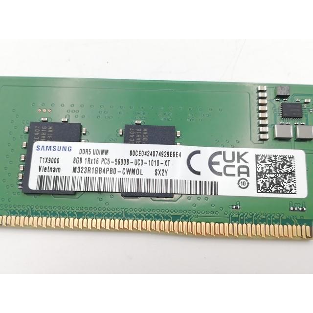 中古】DDR5 8GB 2枚組（合計16GB） DDR5-5600(PC5-44800