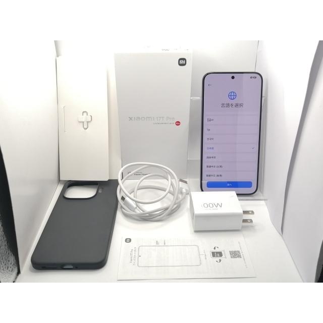 中古】Xiaomi 国内版 【SIMフリー】 Xiaomi 17T Pro ブラック 12GB