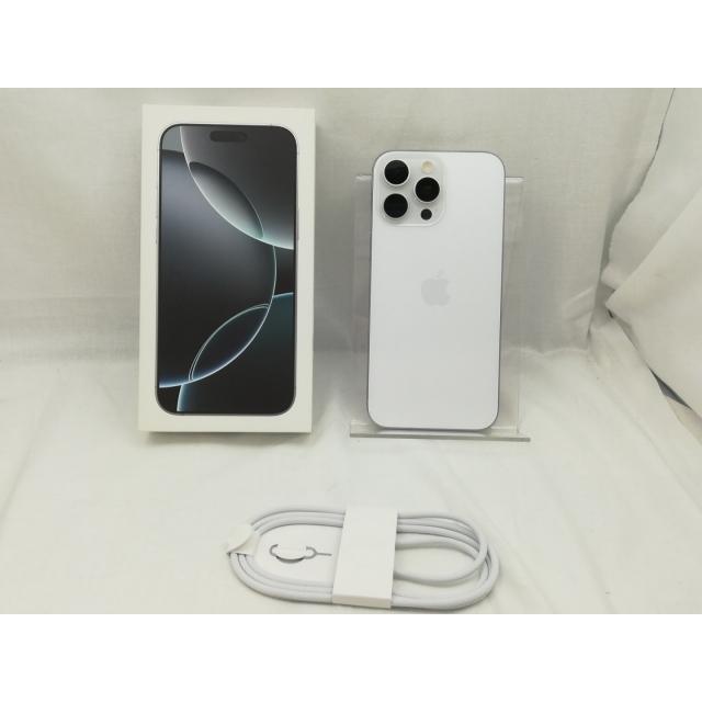 【中古】Apple SoftBank 【SIMフリー】 iPhone 16 Pro Max 1TB ホワイトチタニウム MYWR3J/A【川崎】保証期間１ヶ月【ランクB】 |  | 07