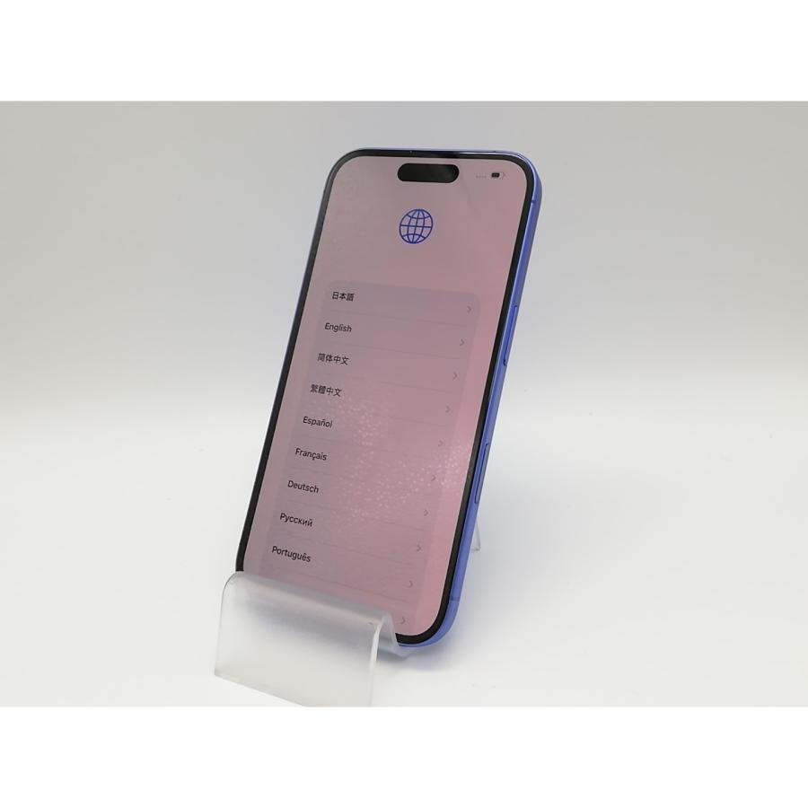 【中古】Apple 国内版 【SIMフリー】 iPhone 16 128GB ウルトラマリン MYDU3J/A【府中ル・シーニュ】保証期間１ヶ月【ランクB】の画像