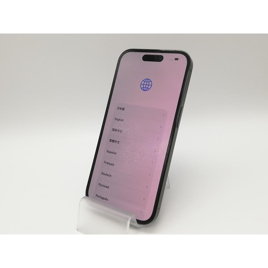 【中古】Apple 国内版 【SIMフリー】 iPhone 14 Pro 256GB スペースブラック MQ0Q3J/A【府中ル・シーニュ】保証期間１ヶ月【ランクC】の画像