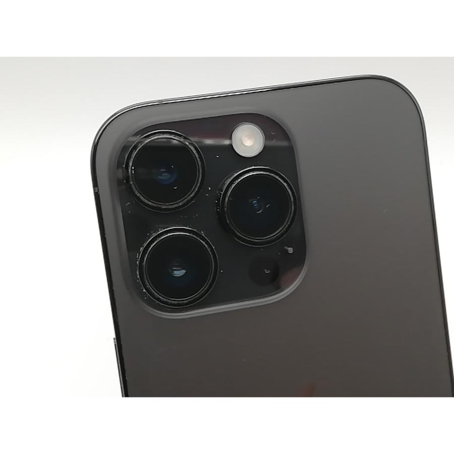 【中古】Apple 国内版 【SIMフリー】 iPhone 14 Pro 256GB スペースブラック MQ0Q3J/A【府中ル・シーニュ】保証期間１ヶ月【ランクC】の画像
