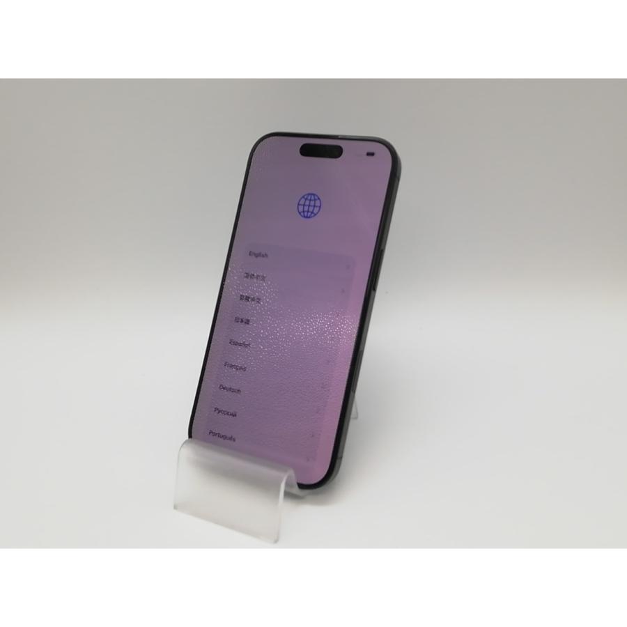 【中古】Apple 国内版 【SIMフリー】 iPhone 16 Pro 128GB ブラックチタニウム MYMV3J/A【府中ル・シーニュ】保証期間１ヶ月【ランクA】の画像