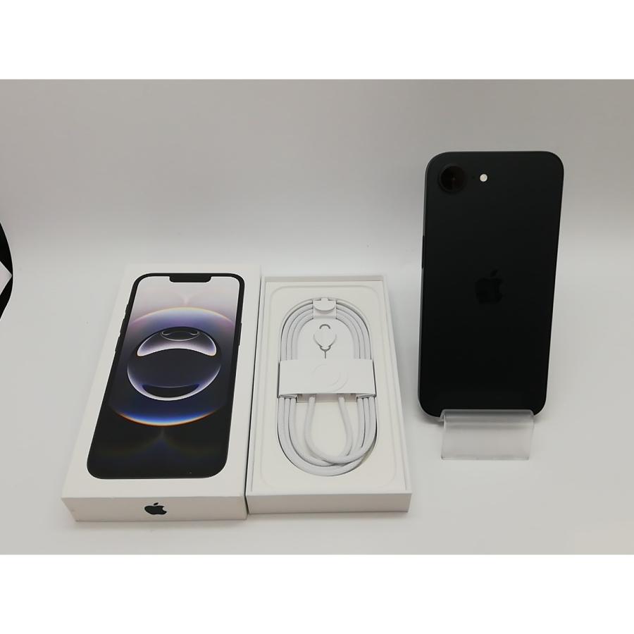 【中古】Apple 国内版 【SIMフリー】 iPhone 16e 128GB ブラック MD1Q4J/A【府中ル・シーニュ】保証期間１ヶ月【ランクA】の画像