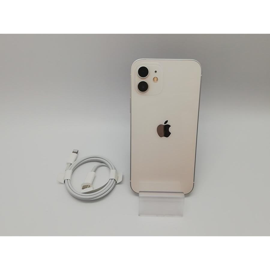 【中古】Apple docomo 【SIMロック解除済み】 iPhone 12 64GB ホワイト MGHP3J/A【府中ル・シーニュ】保証期間１ヶ月【ランクA】の画像