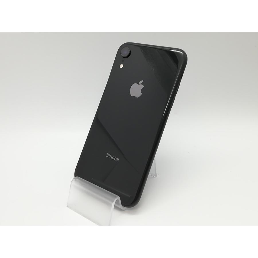 □iPhone XR 64G SIMロックあり 74% ブラック 中古】Apple SoftBank 【SIMロック解除済み】 iPhone XR 64GB ブラック