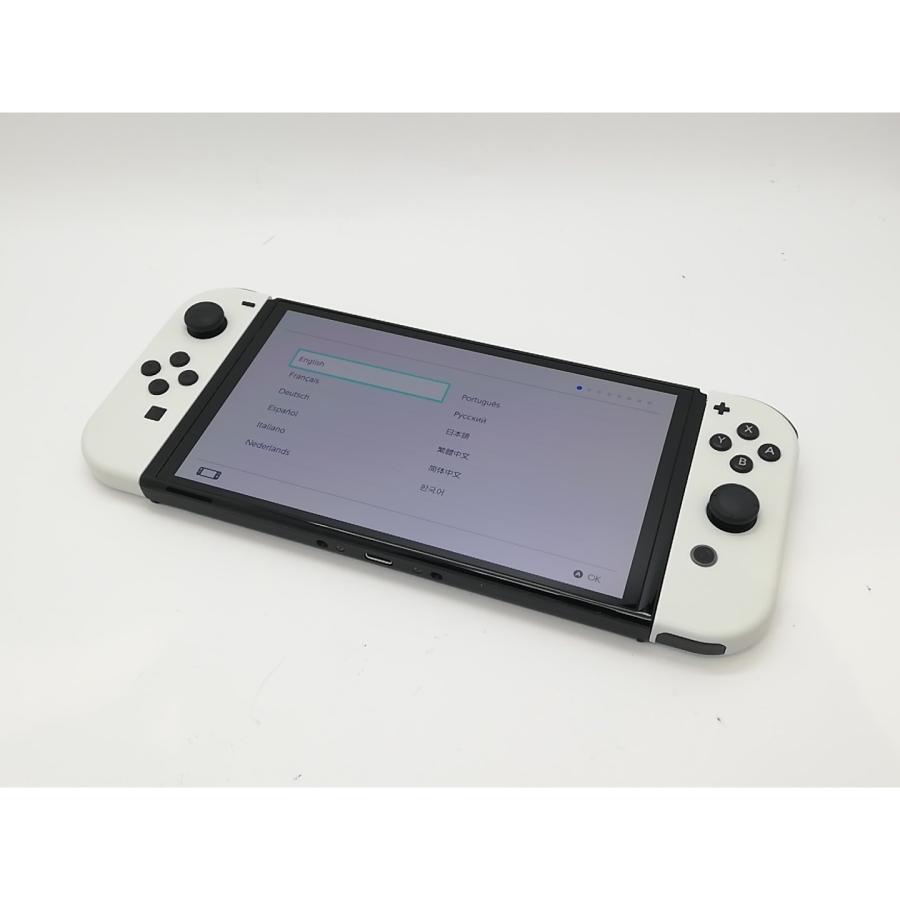 M334 Nintendo Switch 2021年 HEG-S-KAAAA 中古】Nintendo Switch 本体 (有機ELモデル) HEG-S-KAAAA ホワイト