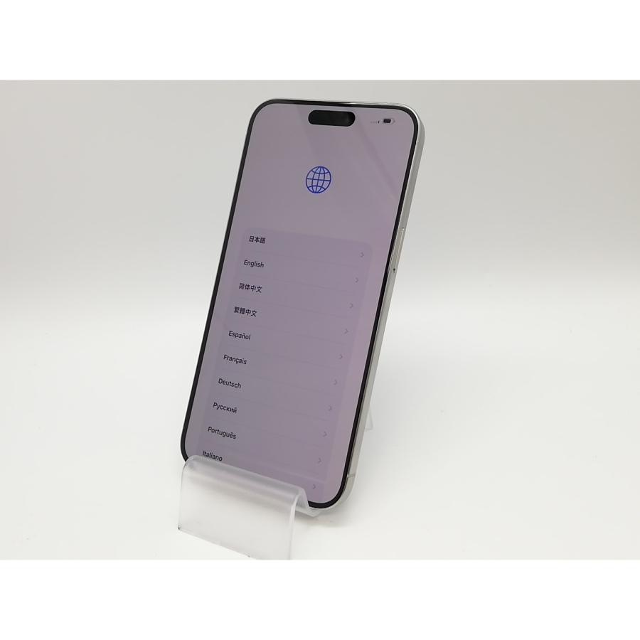 【中古】Apple 国内版 【SIMフリー】 iPhone 15 Pro Max 256GB ホワイトチタニウム MU6Q3J/A【府中ル・シーニュ】保証期間１ヶ月【ランクA】の画像