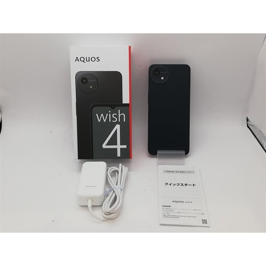 未使用】SHARP SoftBank 【SIMフリー】 AQUOS wish4 ブラック 4GB 64GB