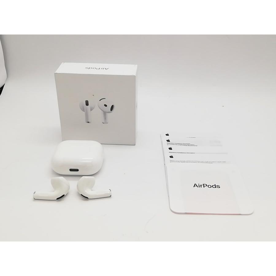 中古】Apple AirPods 4 MXP63J/A【府中ル・シーニュ】保証期間1ヶ月