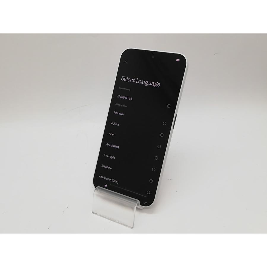 中古】NOTHING 国内版 【SIMフリー】 Nothing Phone (2a) 12GB 256GB