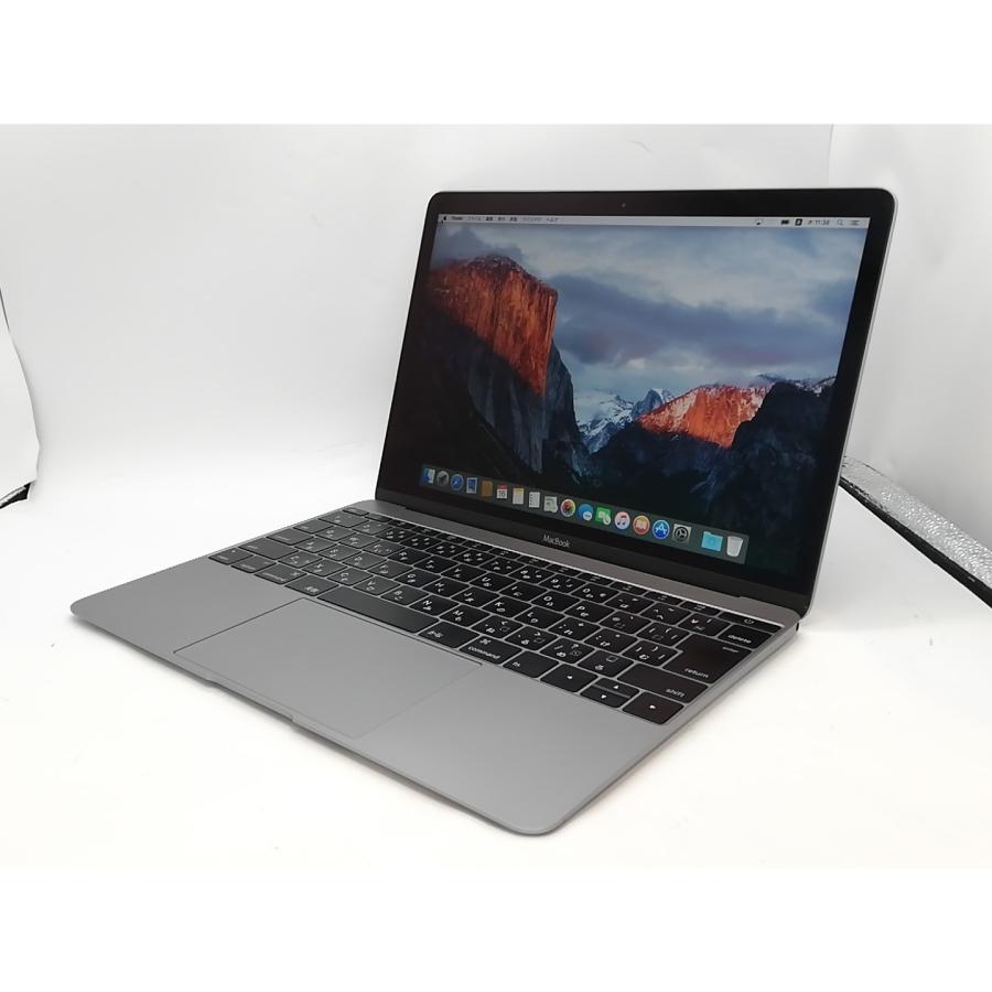 Apple MacBook 12インチ Early 2016 スペースグレイ 中古】Apple MacBook 12インチ CTO (Early 2016) スペースグレイ Core