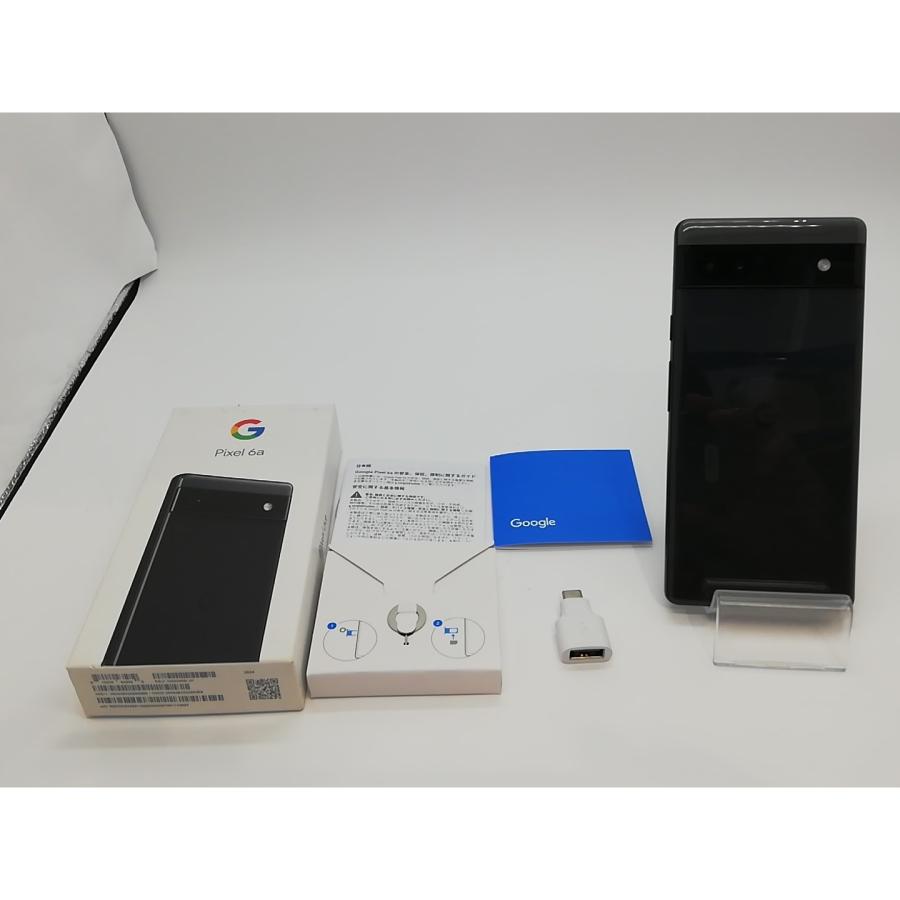 中古】Google au 【SIMフリー】 Pixel 6a チャコール 6GB 128GB GB17L