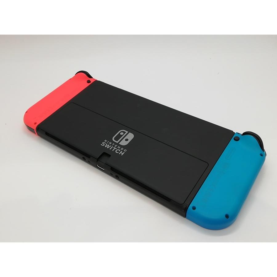 中古】Nintendo Switch 本体 (有機ELモデル) HEG-S-KABAA ネオンブルー