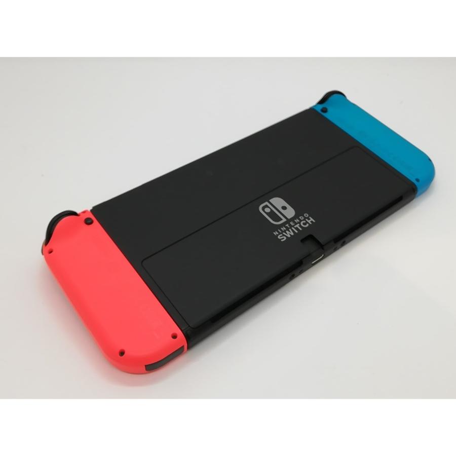 中古】Nintendo Switch 本体 (有機ELモデル) HEG-S-KABAA ネオンブルー