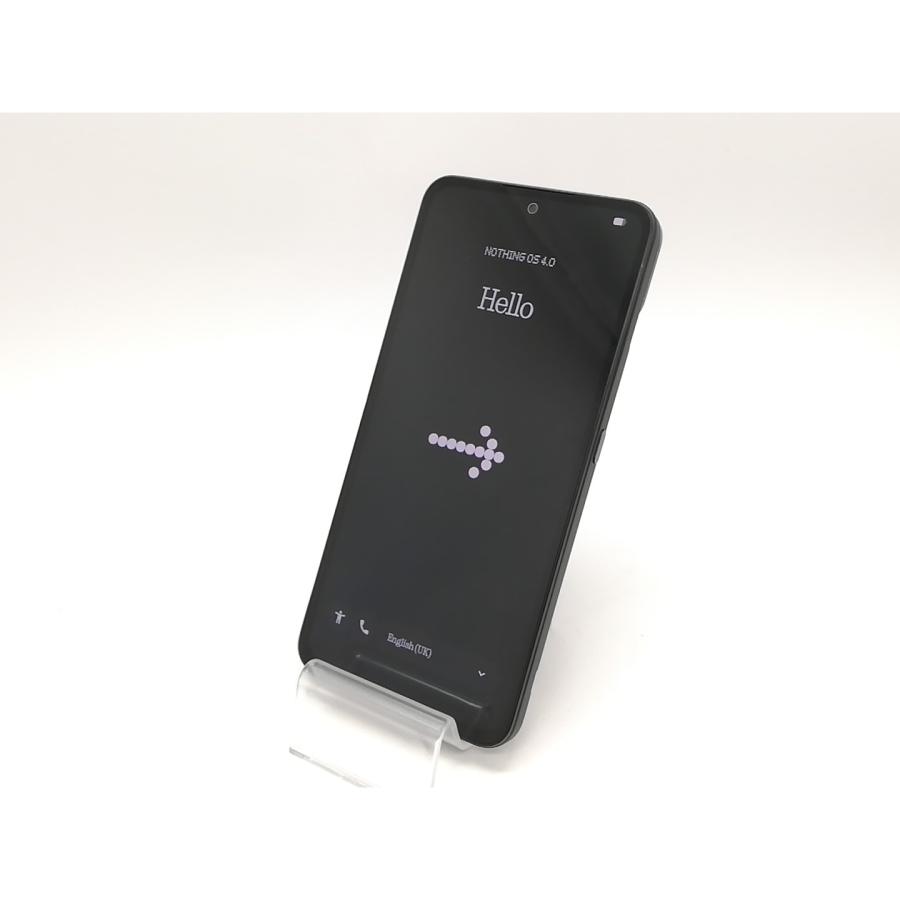 中古】NOTHING 【SIMフリー】 CMF Phone 1 8GB 128GB ブラック【府中ル