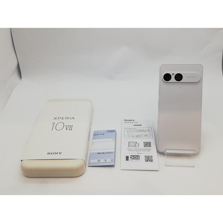 中古】SONY 国内版 【SIMフリー】 Xperia 10 VII ホワイト 8GB 128GB