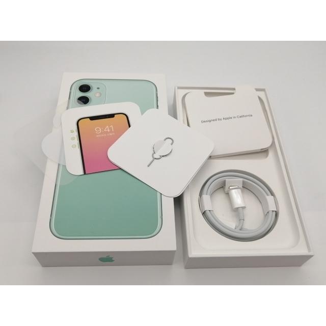 中古】Apple docomo 【SIMロック解除済み】 iPhone 11 64GB グリーン