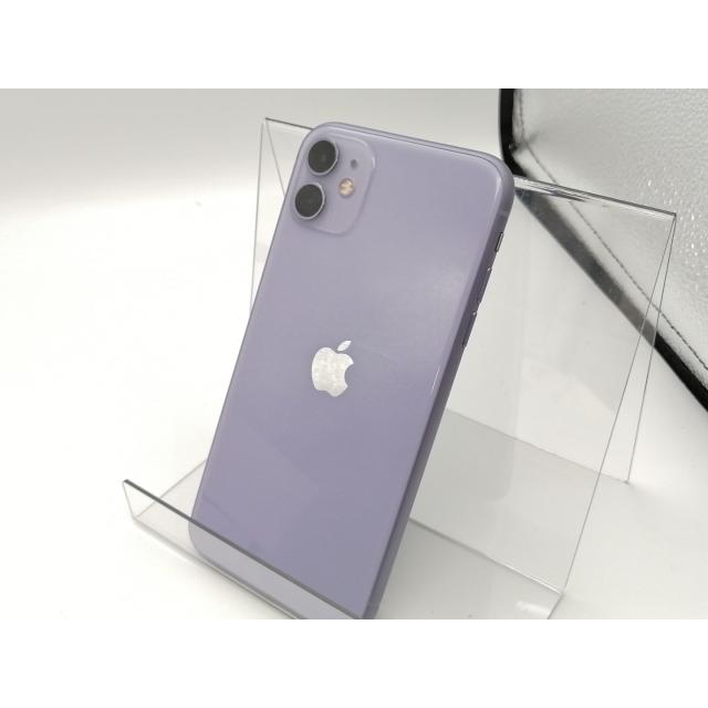 スマートフォン・携帯電話 利用〇 iPhone11 128GB パープル au SIM