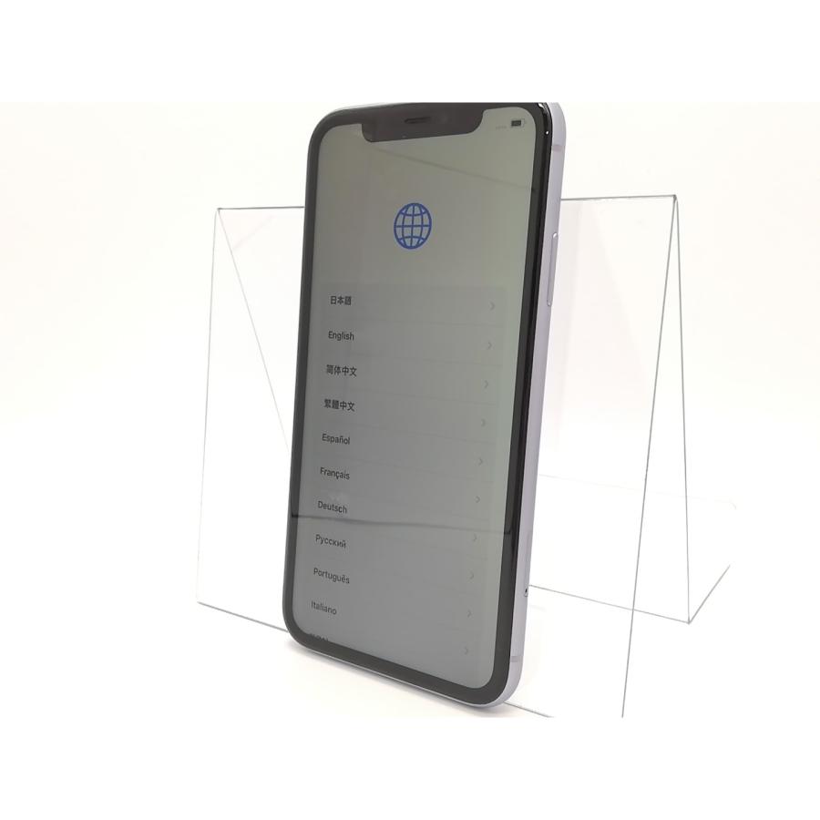 中古】Apple au 【SIMロック解除済み】 iPhone 11 64GB パープル