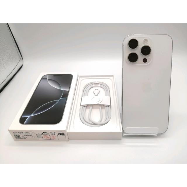 中古】Apple 国内版 【SIMフリー】 iPhone 16 Pro 256GB ホワイト