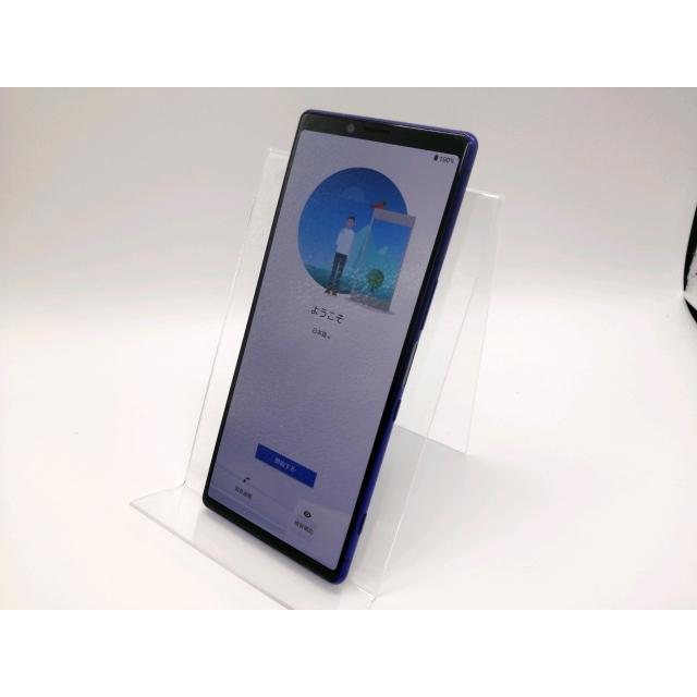 中古】SONY SoftBank 【SIMロック解除済み】 Xperia 1 802SO パープル