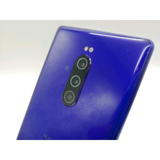 SONY - 中古　Xperia1 パープル　802SO　simロック解除済み 中古】SONY SoftBank 【SIMロック解除済み】 Xperia 1 802SO パープル