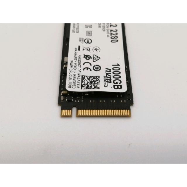 【中古】Crucial P1 CT1000P1SSD8JP 1TB 中古】Crucial P1(CT1000P1SSD8JP) 1TB/M.2 2280(PCIe3.0 NVMe)/QLC