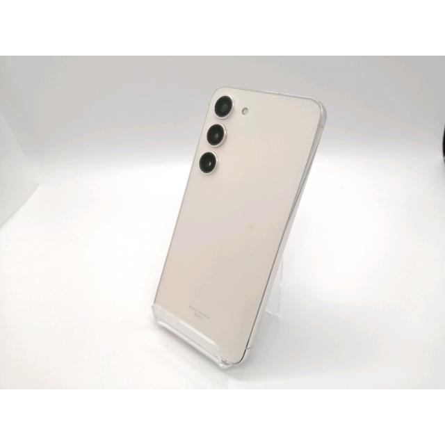 中古】SAMSUNG au 【SIMフリー】 Galaxy S23 クリーム 8GB 256GB SCG19