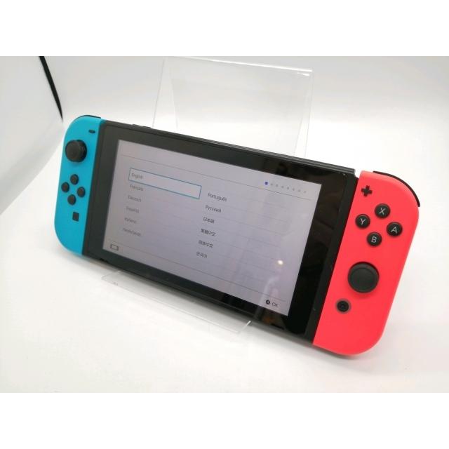 中古】Nintendo Switch 本体 Joy-Con(L) ネオンブルー/(R) ネオン