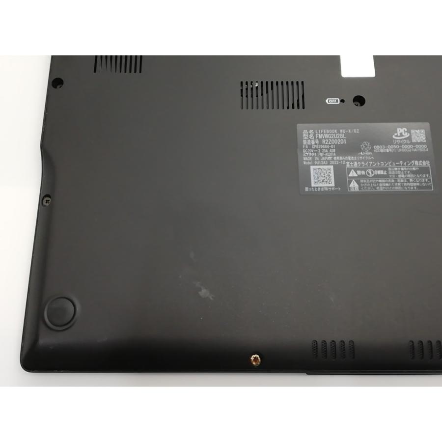 中古】Fujitsu LIFEBOOK WU-X/G2 FMVWG2U28L ピクトブラック 【i7