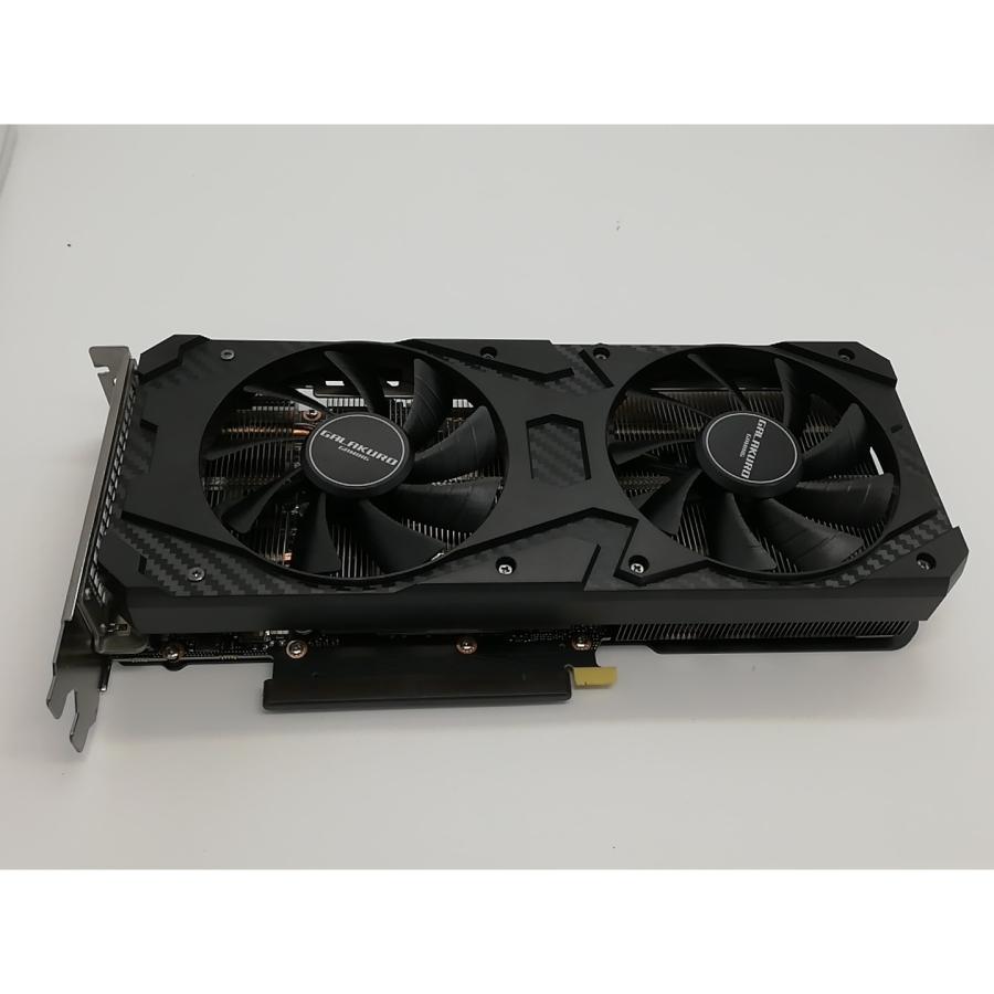 GALAKURO GEFORCE RTX 3060 Ti 中古現状品 中古】玄人志向 GALAKURO GAMING GG-RTX3060Ti-E8GB/DF/LHR RTX3060Ti