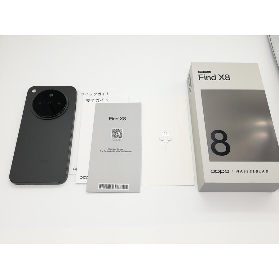 中古】Oppo 国内版 【SIMフリー】 OPPO Find X8 スペースブラック 16GB