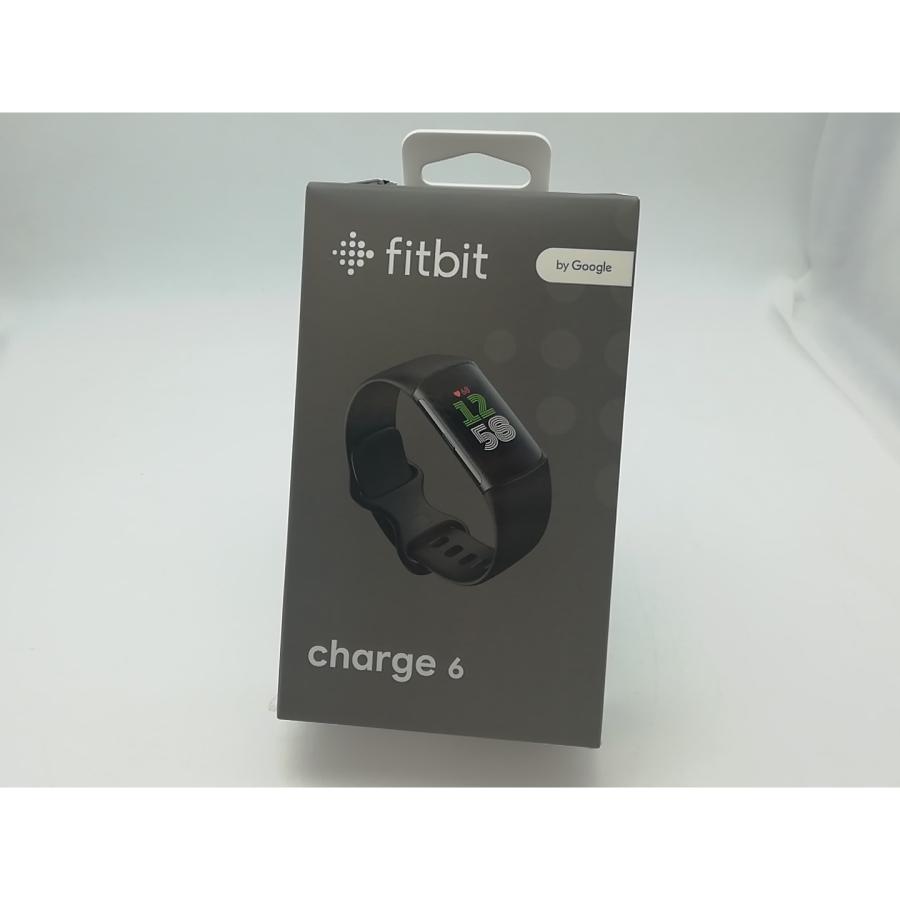未使用】Fitbit Fitbit Charge 6 Obsidianバンド/Blackアルミニウム 