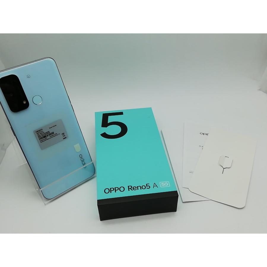 中古】Oppo 国内版 【SIMフリー】 OPPO Reno5 A アイスブルー 中古】Oppo 国内版 【SIMフリー】 OPPO Reno5 A アイスブルー