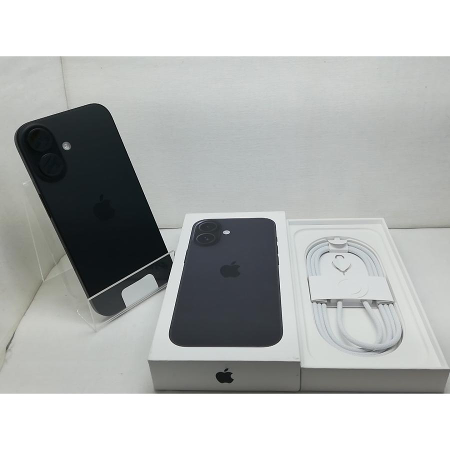 未使用】Apple 国内版 【SIMフリー】 iPhone 16 256GB ブラック MYDW3J