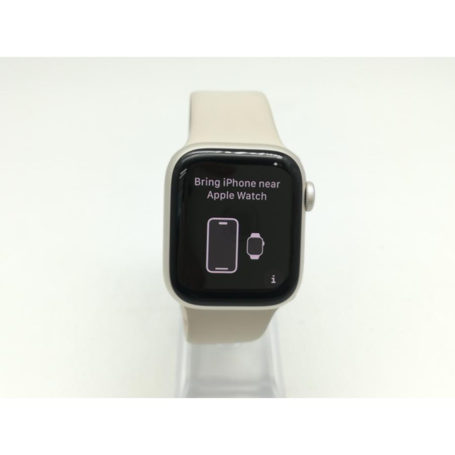 中古】Apple Apple Watch Series9 41mm GPS スターライトアルミニウム