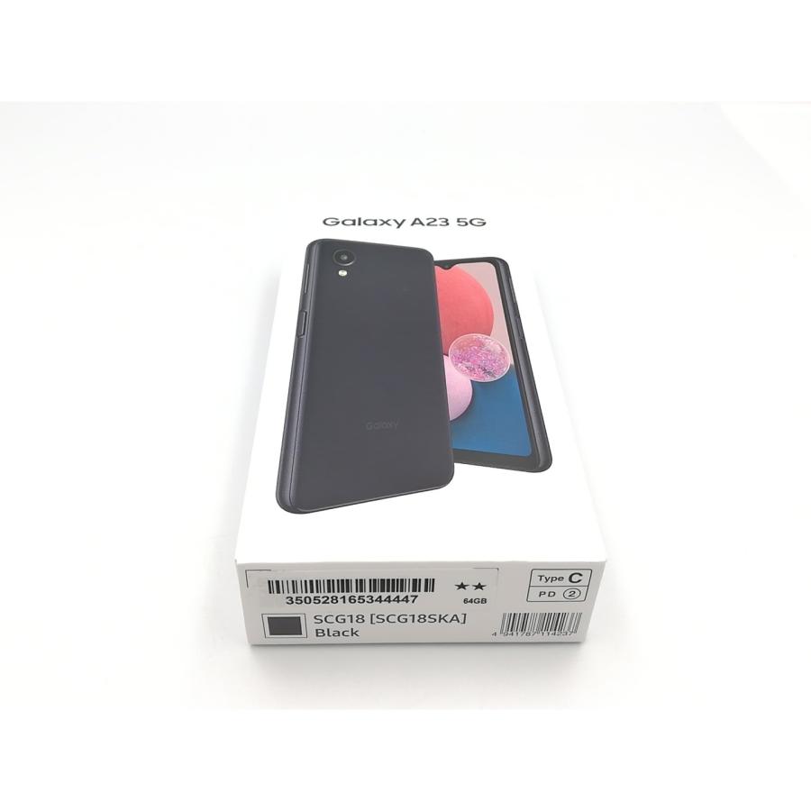 未使用】SAMSUNG au 【SIMフリー】 Galaxy A23 5G 4GB 64GB SCG18