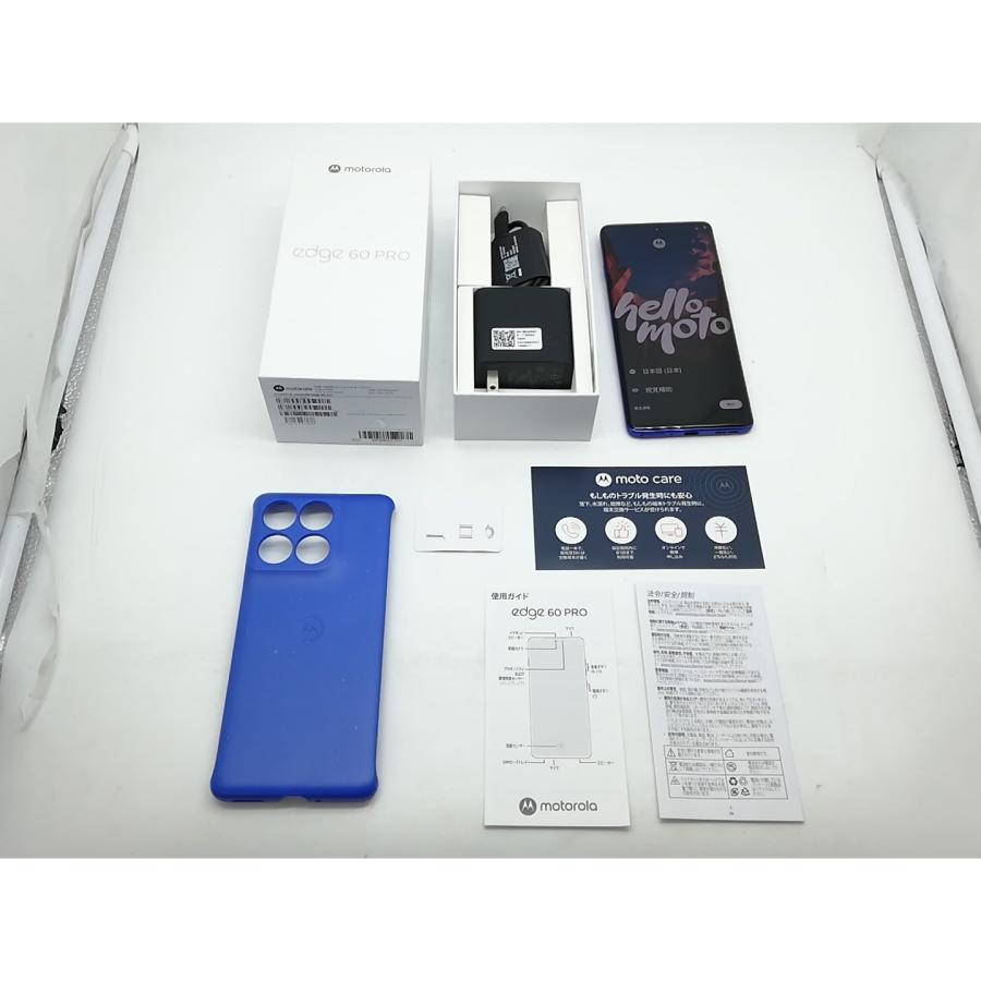 【新品未開封】motorola edge 60 proダーズブルーSIMフリー motorola edge 60 pro XT2507-6 ダーズブルー【国内版SIMフリー】|中古