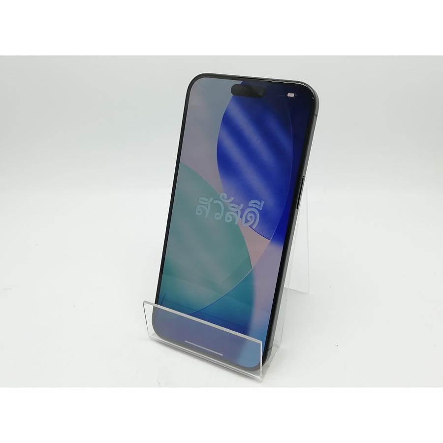 【中古】【赤ロム保証あり】Apple au 【SIMフリー】 iPhone 15 Pro Max 256GB ブラックチタニウム MU6P3J/A【柏】保証期間１ヶ月【ランクA】の画像